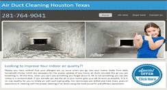 Desktop Screenshot of airduct-houston.com